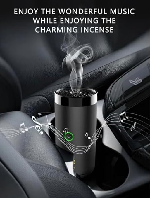 Car electric Incense Burner with speaker (bluetooth connection)