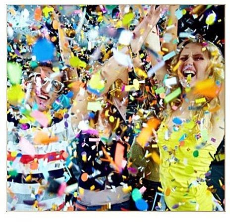 Party popper - 30 cm bomb