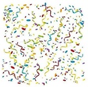 Party popper - 30 cm bomb