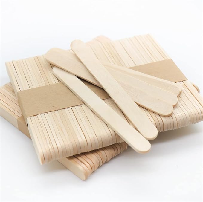 Ice cream sticks I Wax Sticks I Wood Craft Sticks small 100 pcs
