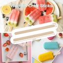 Ice cream sticks I Wax Sticks I Wood Craft Sticks small 100 pcs