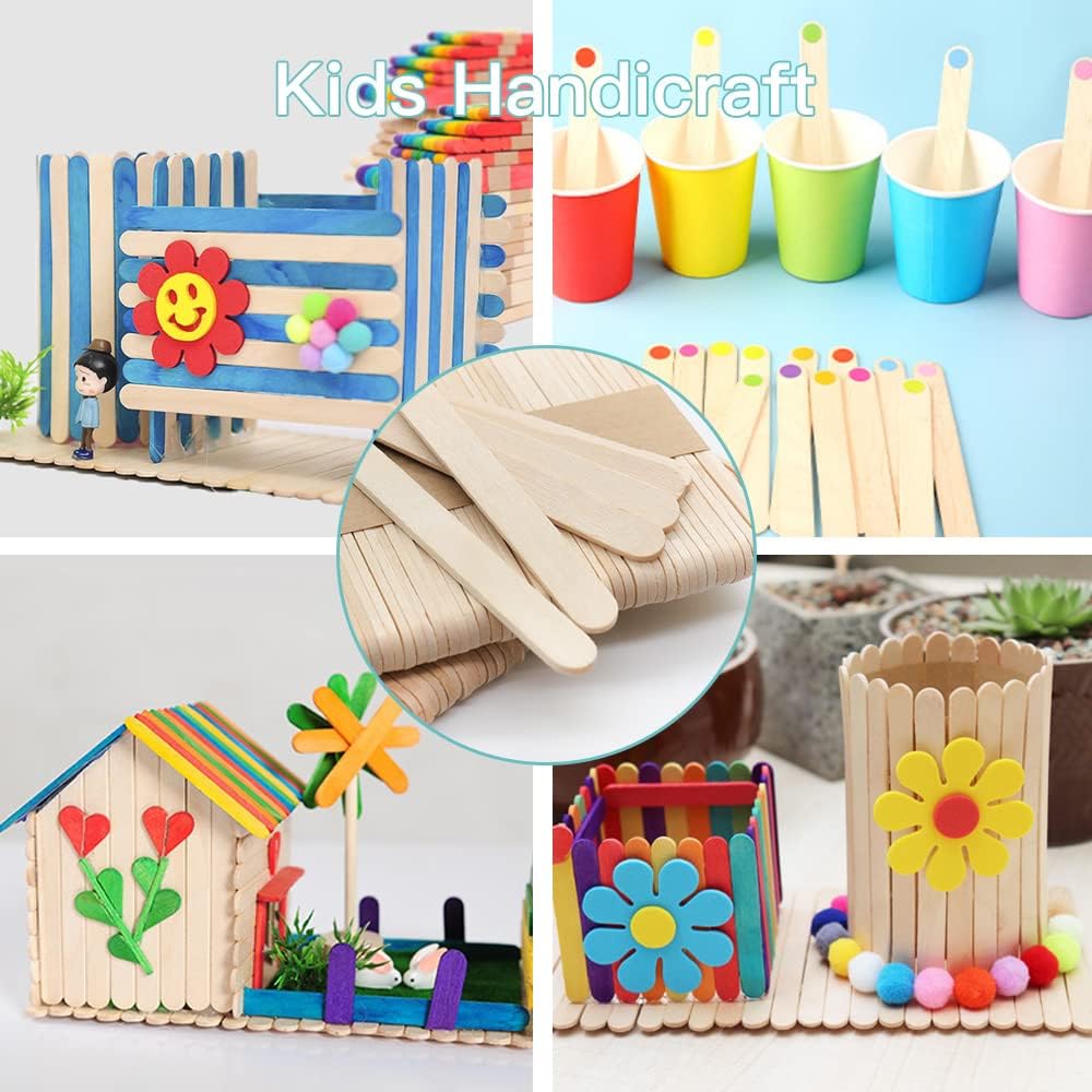 Ice cream sticks I Wax Sticks I Wood Craft Sticks small 100 pcs