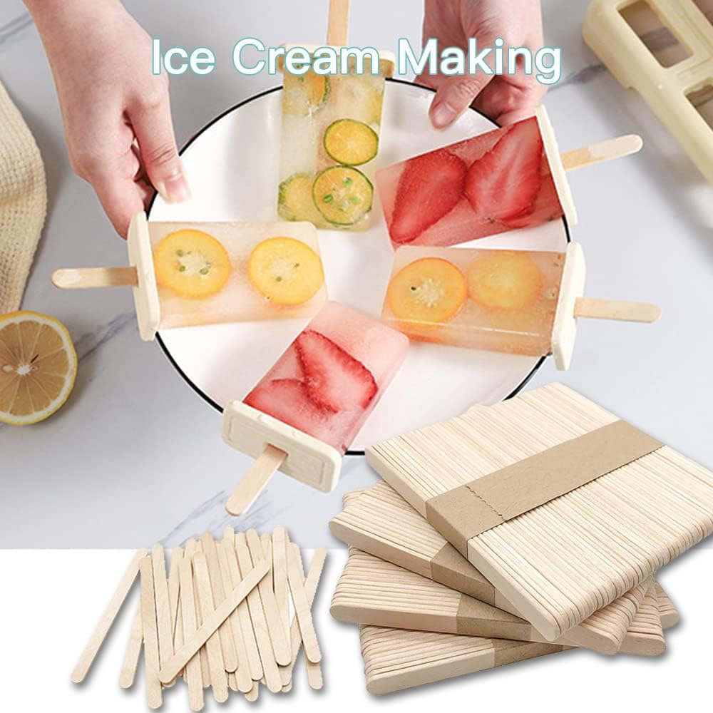 Ice cream sticks I Wax Sticks I Wood Craft Sticks small 100 pcs