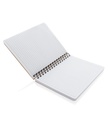 A5 Kraft Spiral Notebook with Sticky Notes