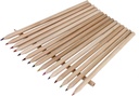 Wood Color Pen Holder Painting Pen Holder with Color Painting Pencils