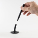 DESK MAGPEN – Sleek Matte Black Aluminum Roller Pen with 0.7