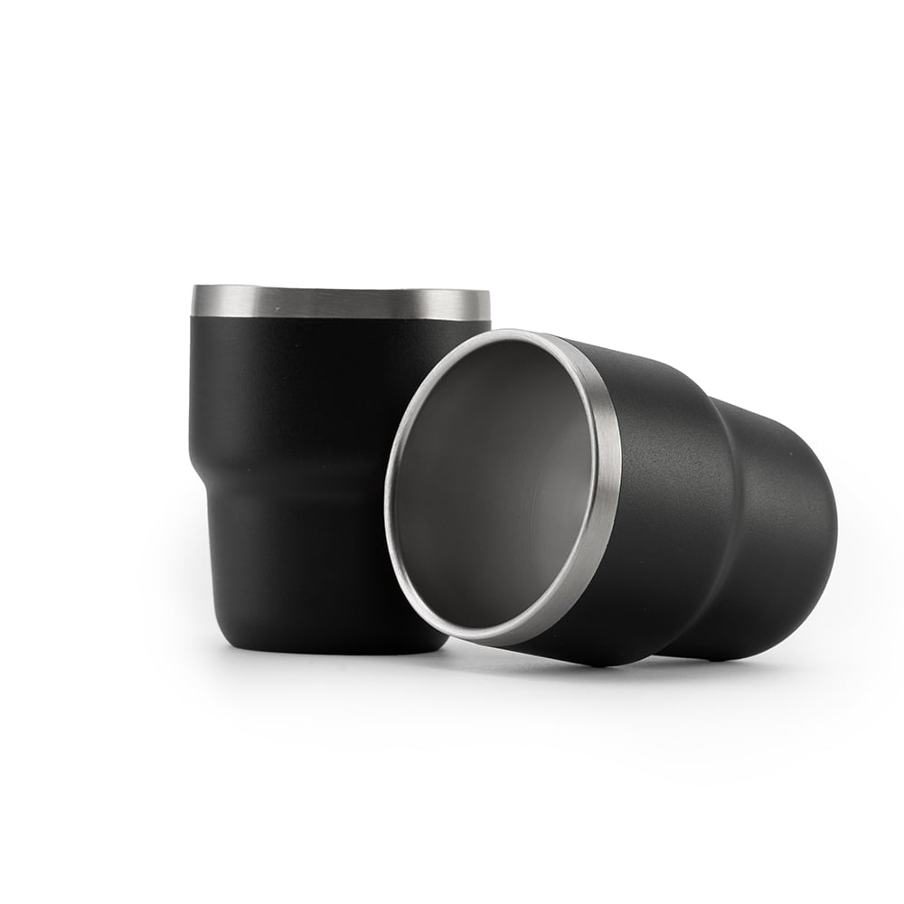 ESPRESSO STACKABLE – Stylish 80ml Double-Wall Stainless Stee