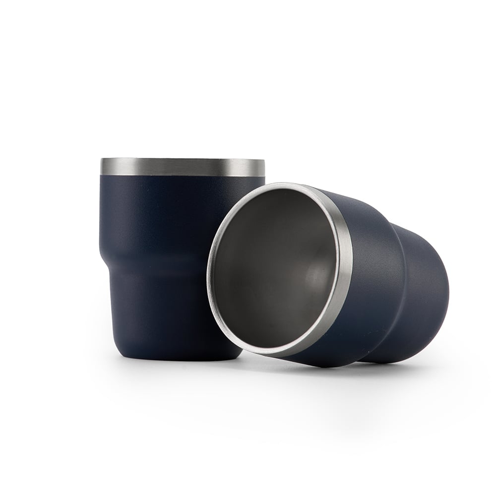 ESPRESSO STACKABLE – Stylish 80ml Double-Wall Stainless Stee