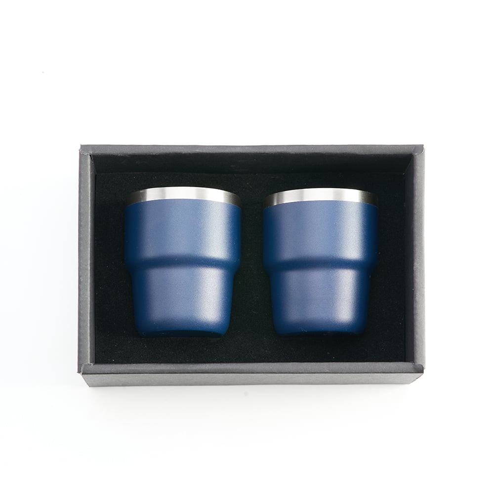 ESPRESSO STACKABLE – Stylish 80ml Double-Wall Stainless Stee