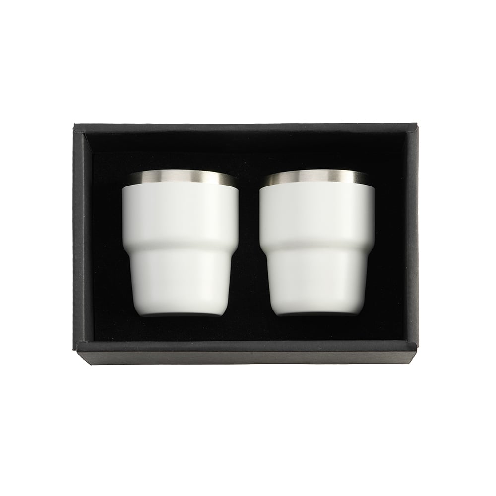 ESPRESSO STACKABLE – Stylish 80ml Double-Wall Stainless Stee