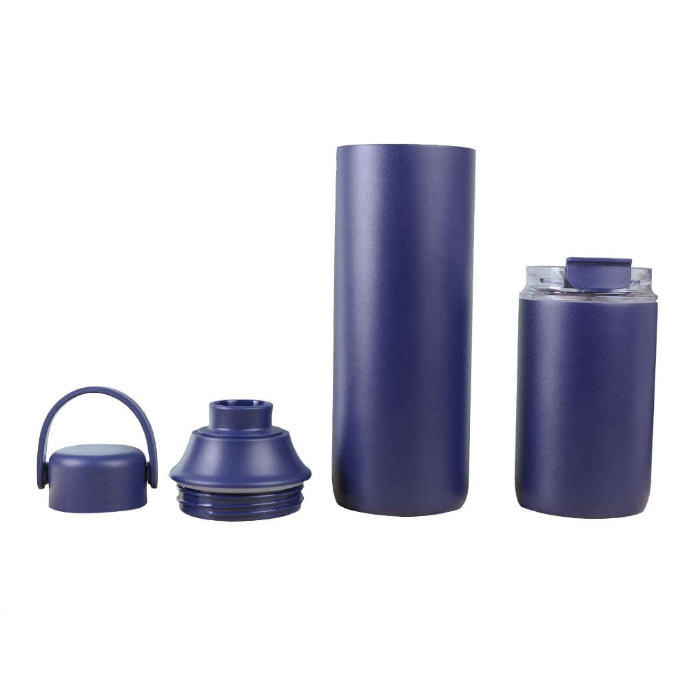 FLASKEE SET – Premium Powder-Coated Double-Wall Stainless St