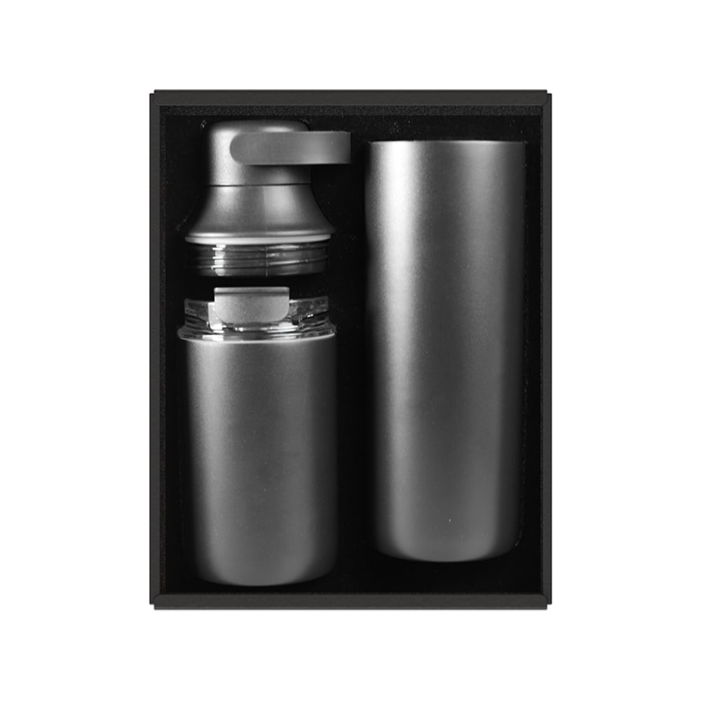 FLASKEE SET – Premium Powder-Coated Double-Wall Stainless St