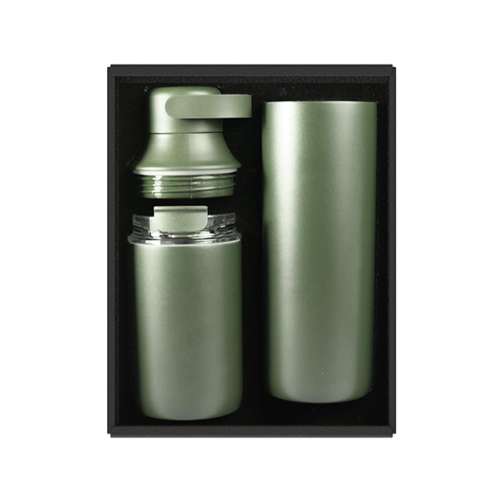 FLASKEE SET – Premium Powder-Coated Double-Wall Stainless St