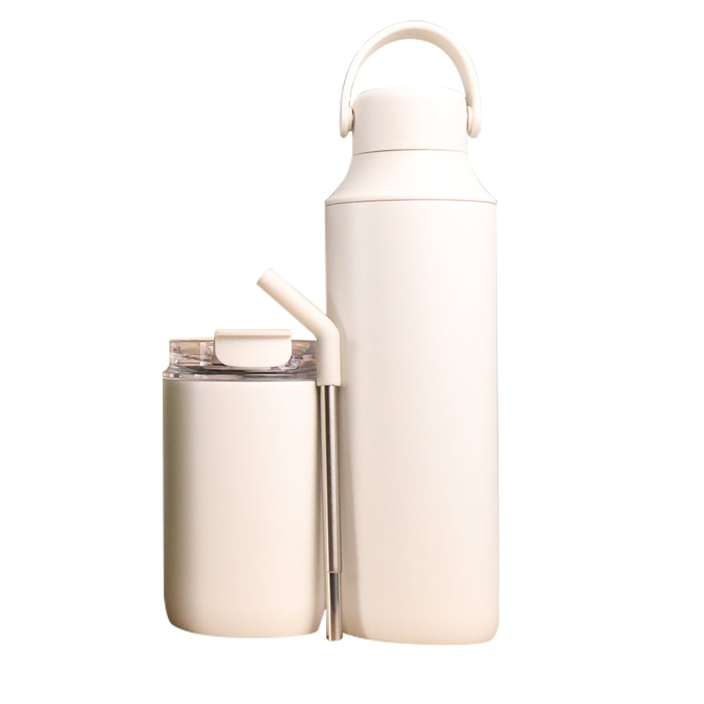 FLASKEE SET – Premium Powder-Coated Double-Wall Stainless St