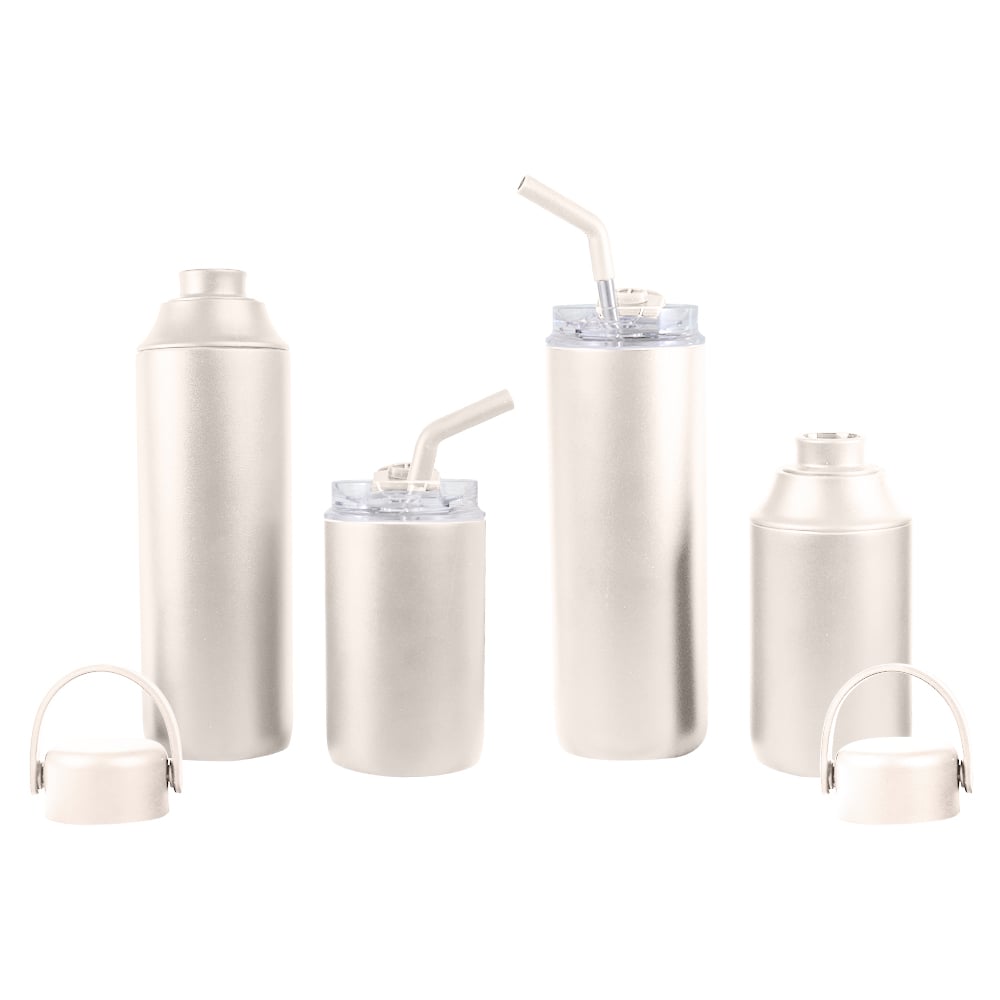 FLASKEE SET – Premium Powder-Coated Double-Wall Stainless St