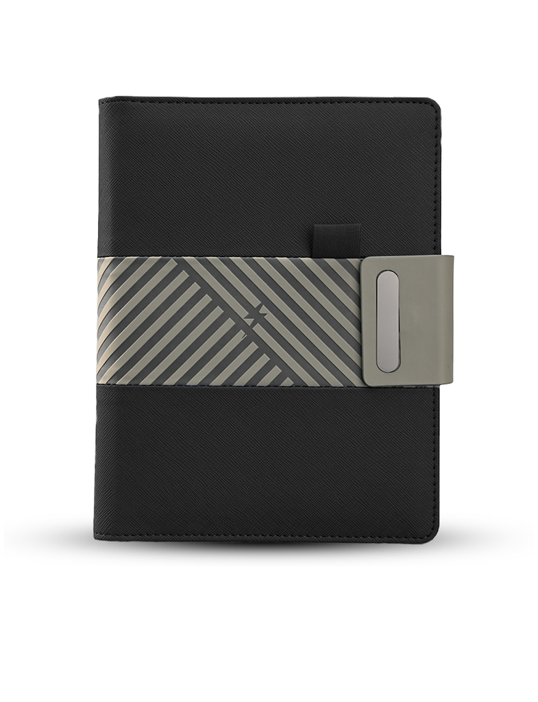 TRENDY WIRELESS PLUS2 – A5 Notebook with 5000mAh Power Bank 