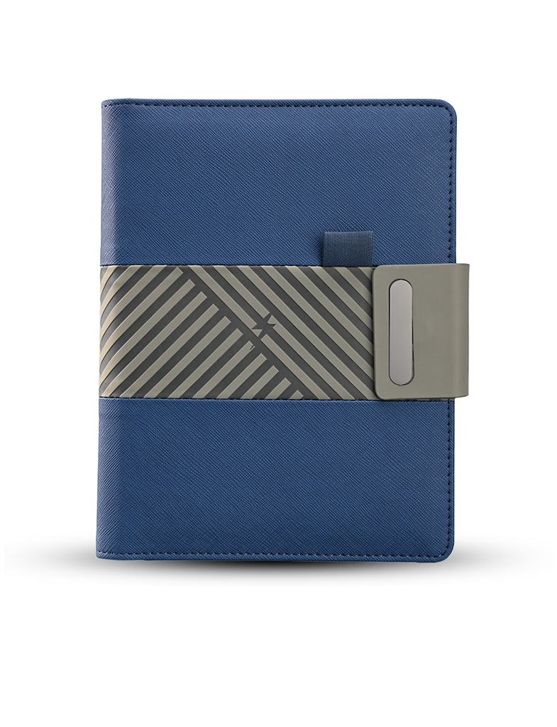 TRENDY WIRELESS PLUS2 – A5 Notebook with 5000mAh Power Bank 