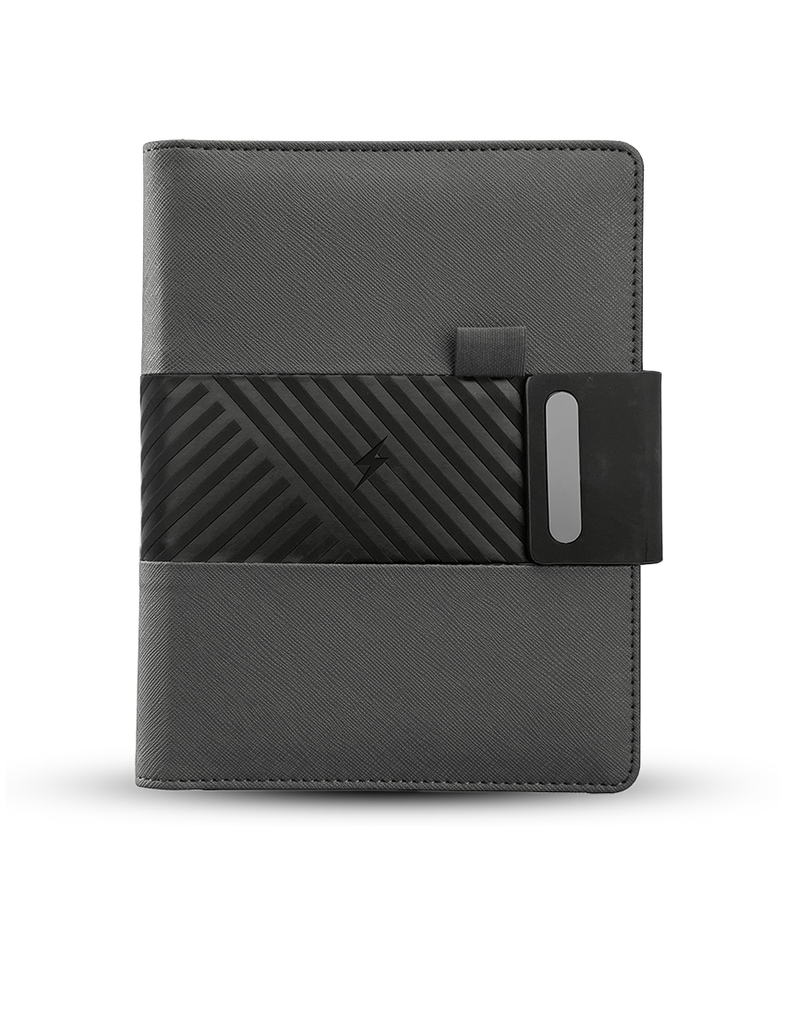 TRENDY WIRELESS PLUS2 – A5 Notebook with 5000mAh Power Bank 