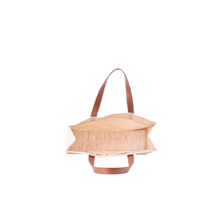 JUCO TOTE – Stylish Laminated Natural Juco Tote Bag with PU 