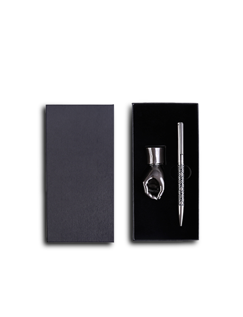 HANDY PEN PLUS – Elegant Twist Pen with Hand-Shaped Holder a