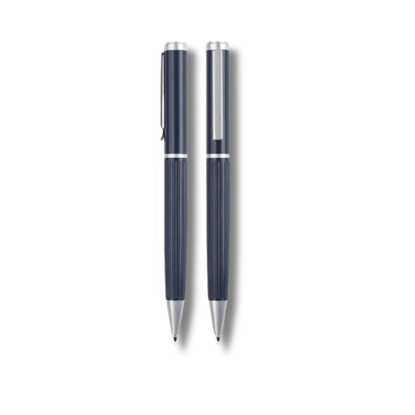 AGENDA PEN – Stylish Metal Pen with Corrugated Design for Ef