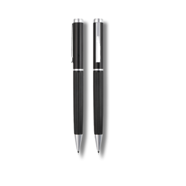 AGENDA PEN – Stylish Metal Pen with Corrugated Design for Ef