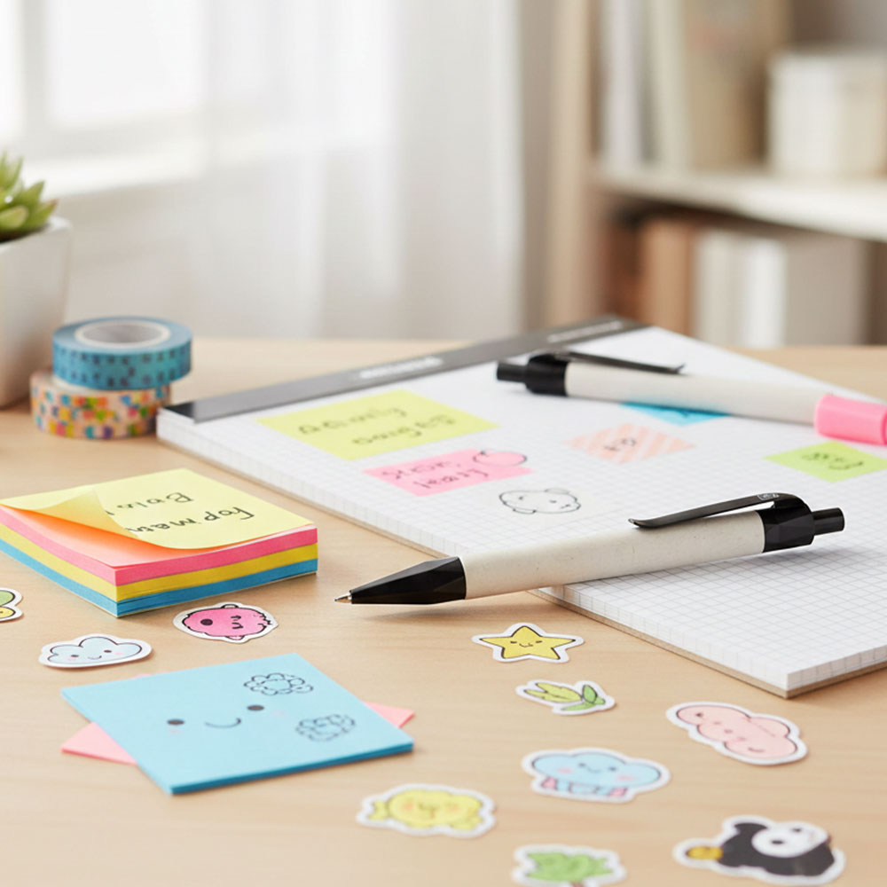 MILKY PEN – Fun Push Button Ballpen with Milk Carton Design 