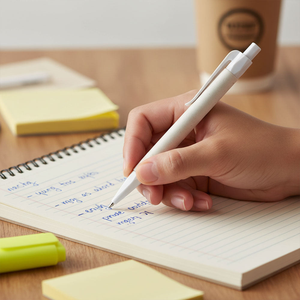 MILKY PEN – Fun Push Button Ballpen with Milk Carton Design 