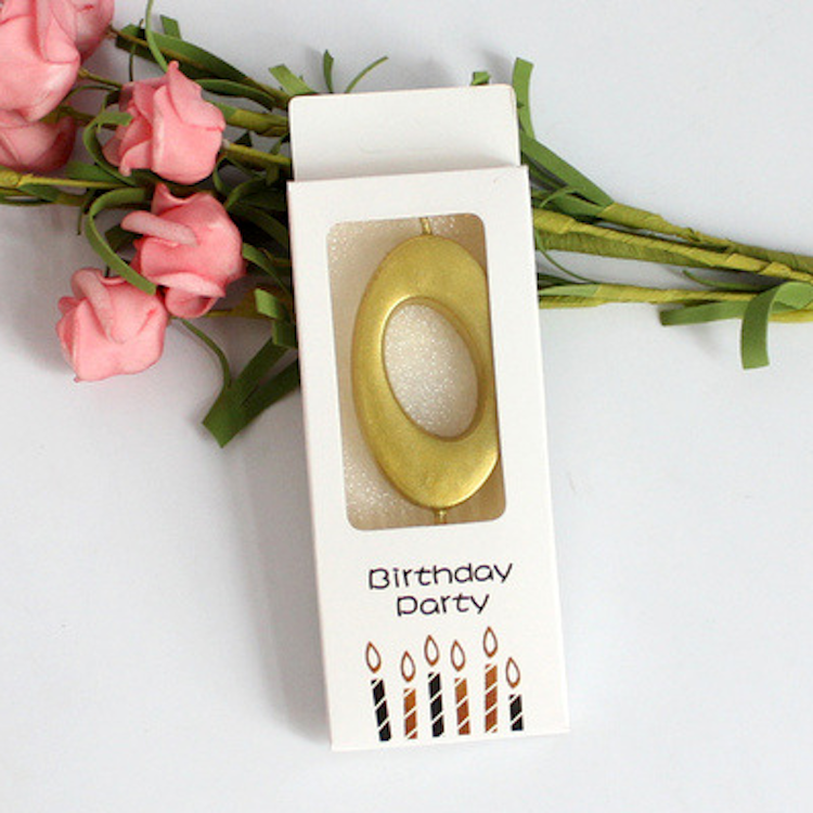 Gold Candle Number 0