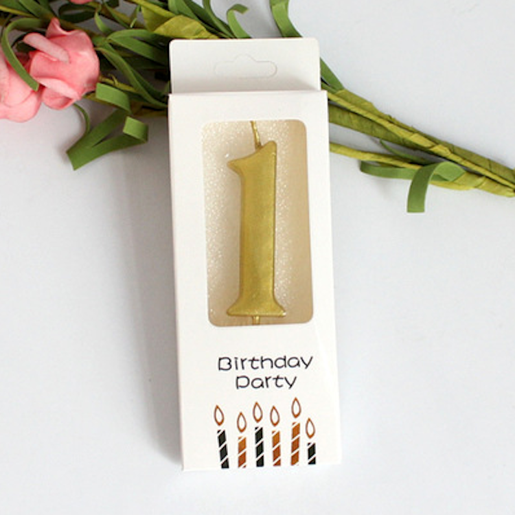 Gold Candle Number 1
