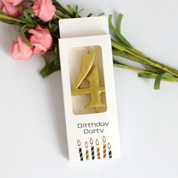 Gold Candle Number 4