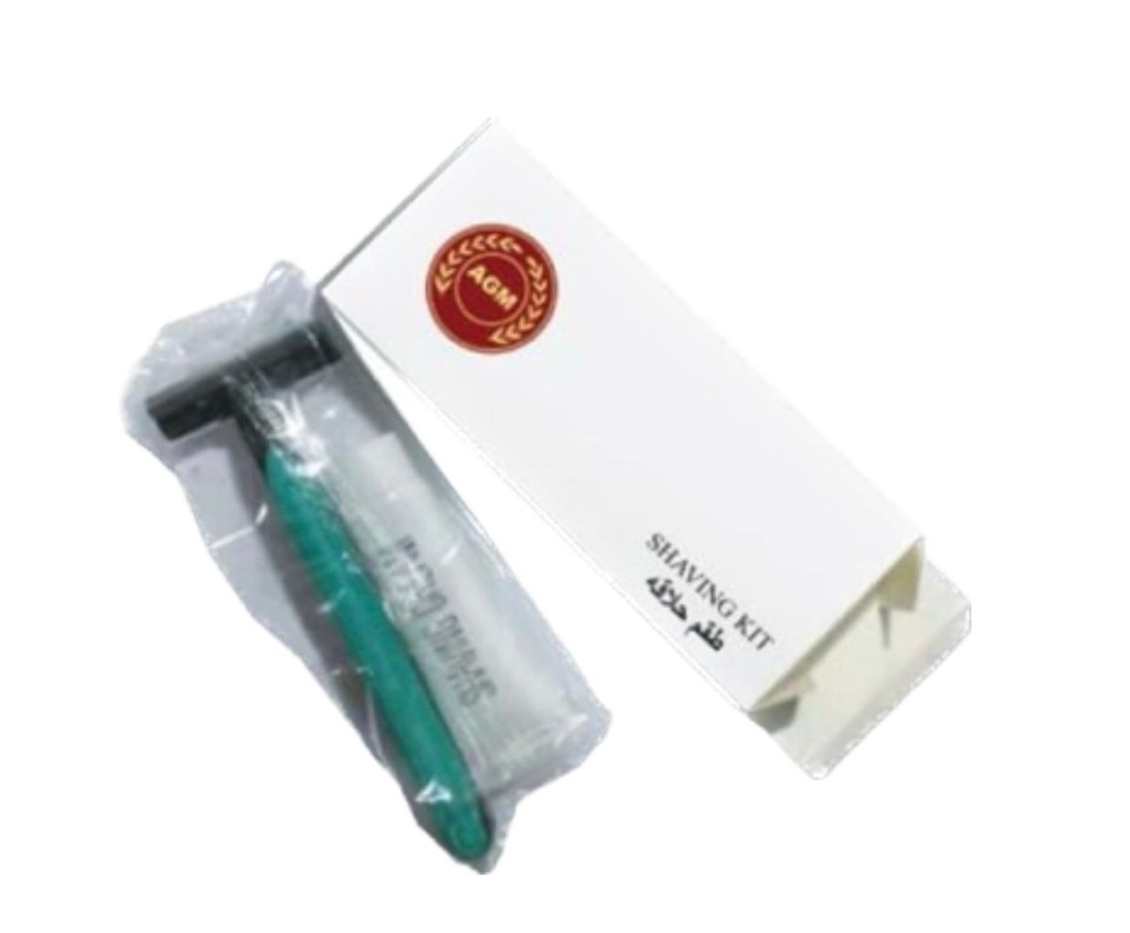 Razor with shaving cream -AGM