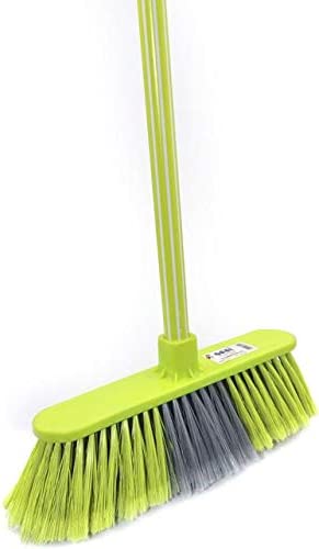 Dustpan & Broom with Stick, Sweeping Floor