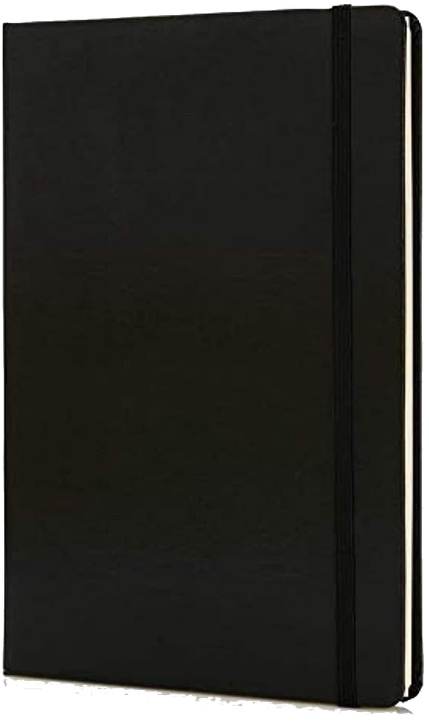 Black Rubber Notebook -A5 size