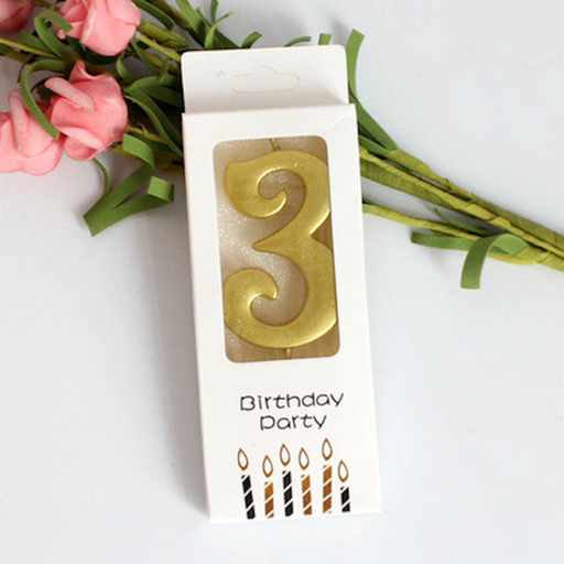 [PRTY-0027] Gold Candle Number 3