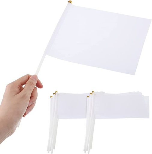 [CORP-0018] White Sublimation Flag