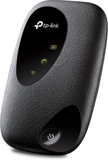 [TECH-0015] TP Link 4G LTE 150Mbps Mobile Wi Fi M7200 Mobile Hot Spot, Plug n Play 150Mbps 4G FDD/TDD LTE, Upto 10 devices, 2000mAh battery Compatible with all Sim Cards, Black