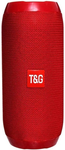 [TECH-0042] سماعة بلوتوث محمولة T&G TG117 حمراء