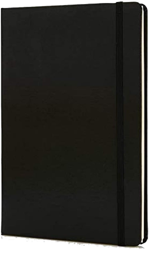 [CORP-0160] Black Rubber Notebook -A5 size