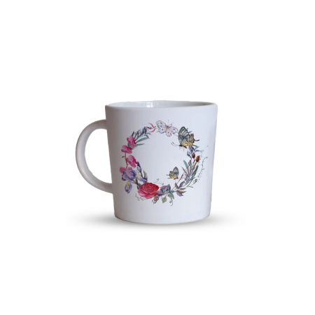 [CORP-503] كوب خزف مطفي 330مل للطباعة | MATT CUP PLUS